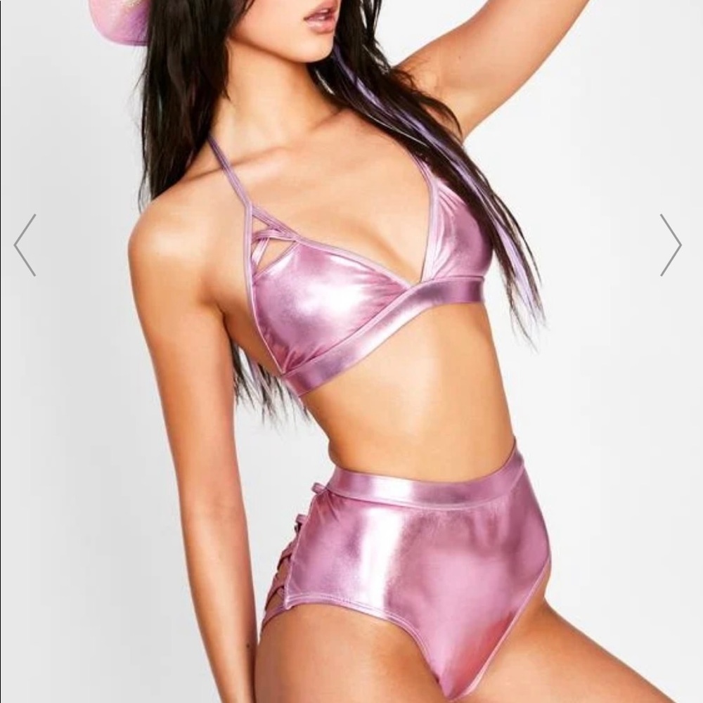 Dolls Kill rave/bikini set